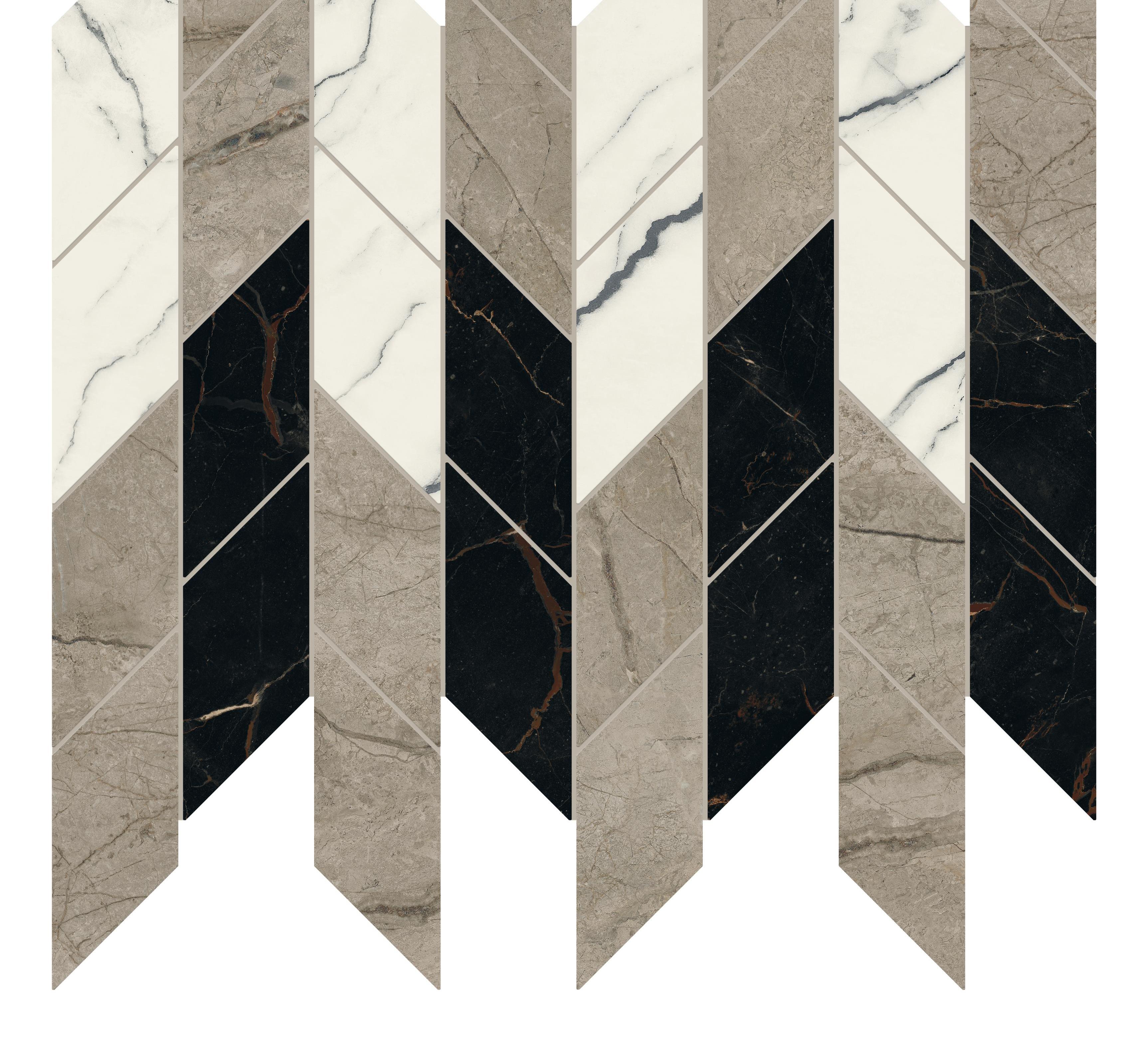Forte dei Marmi Waterfall Mosaic Lap, Mix, 30,8x28,4
