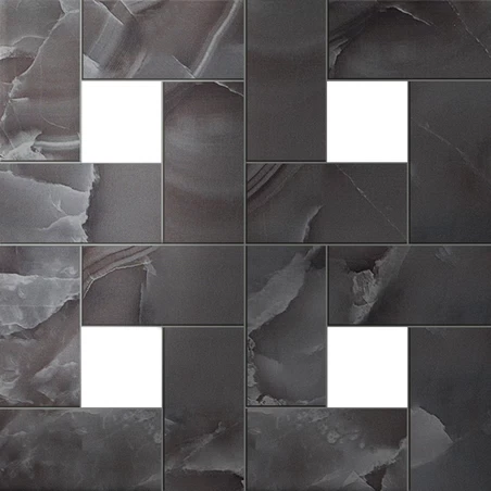 AtlasConcordeRussia SupernovaOnyx BlackAgate Mosaico 45x45 610110000089