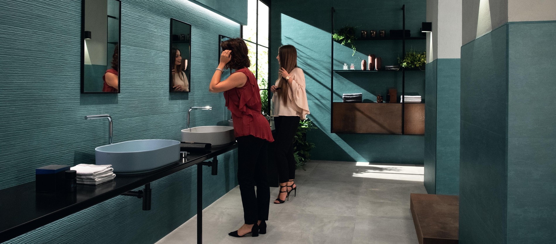 Porcelain tiles or single-fired tiles: the right choice for every project