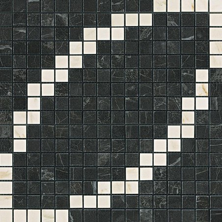 AtlasConcorde MarvelPro NoirStLaurent MosaicoCircle 30x30 ADU9