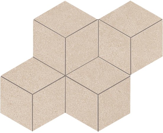 AtlasConcorde Kone Beige MosaicoEsagono 30X35 AUN2