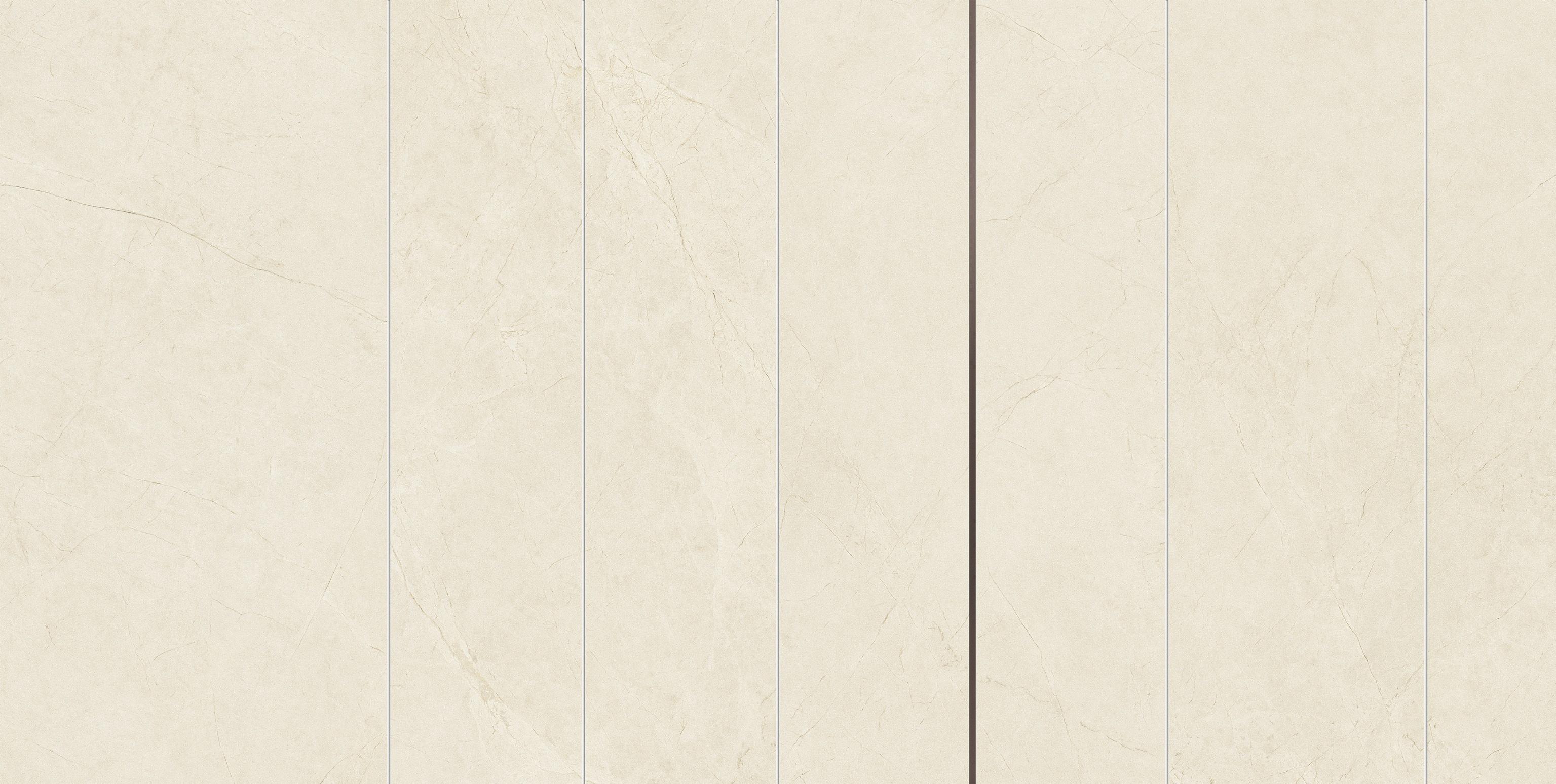 Marvel Next Vanilla White Mosaico Grid, Weiß, 60x120