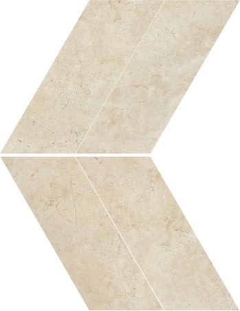 AtlasConcorde MarvelStone CreamPrestige Chevron 22.5x22.9 AS1R