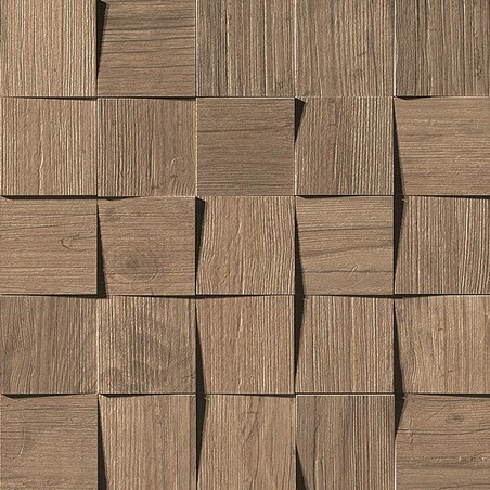 AtlasConcorde Axi BrownChestnut Mosaico3D 35x35 AMV8