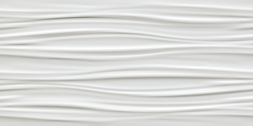 3D Ribbon White Matt 80