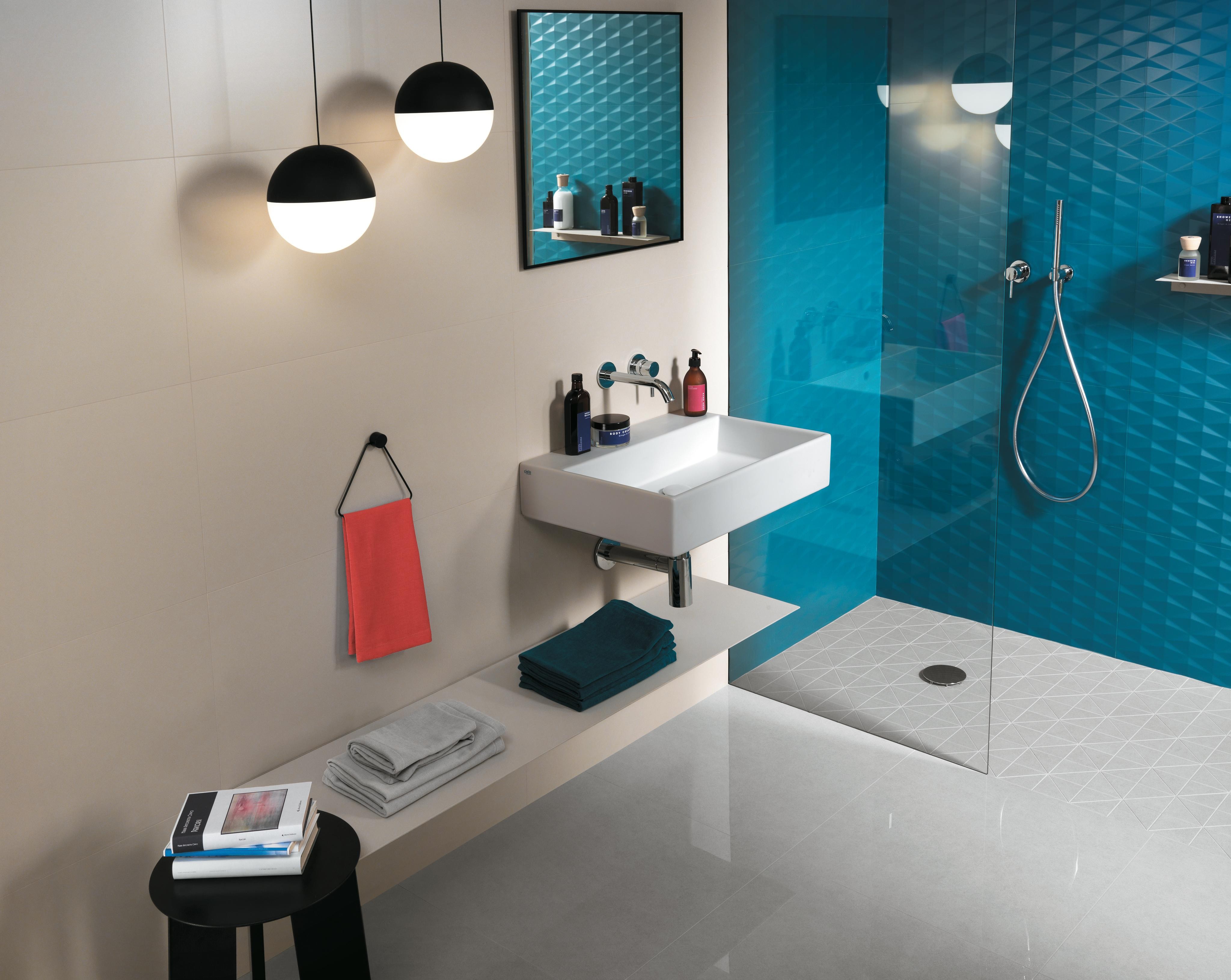 3D Stars Blue 40x80, Taupe 40x80, Cream 40x80, Dove Polished 60x60, Dove Mosaico Prisma Matte 36x36