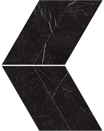 AtlasConcorde MarvelStone NeroMarquina Chevron 22.5x22.9 AS1W