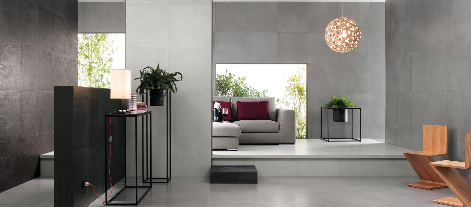 Evolve Concrete Lappato, Evolve Concrete, Evolve Ice, Evolve Moka Strutturato, Evolve Ice Scalino