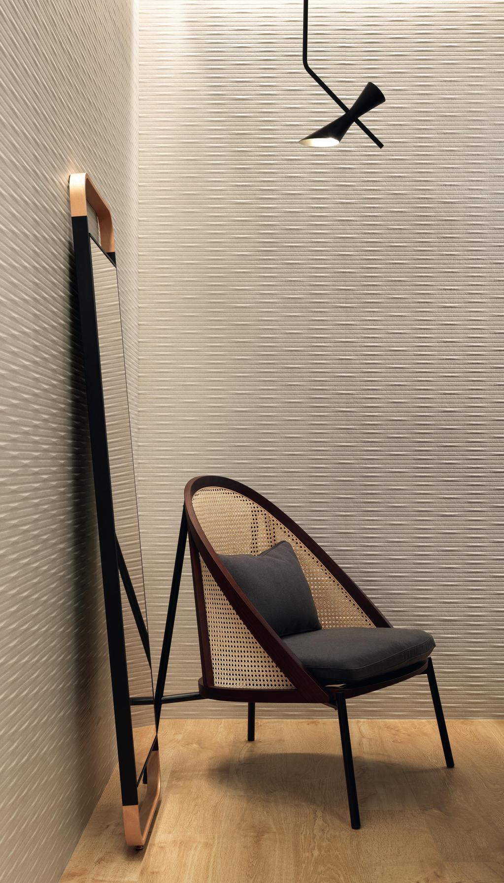Rivestimento 3D Bagno Effetto 3D Beige