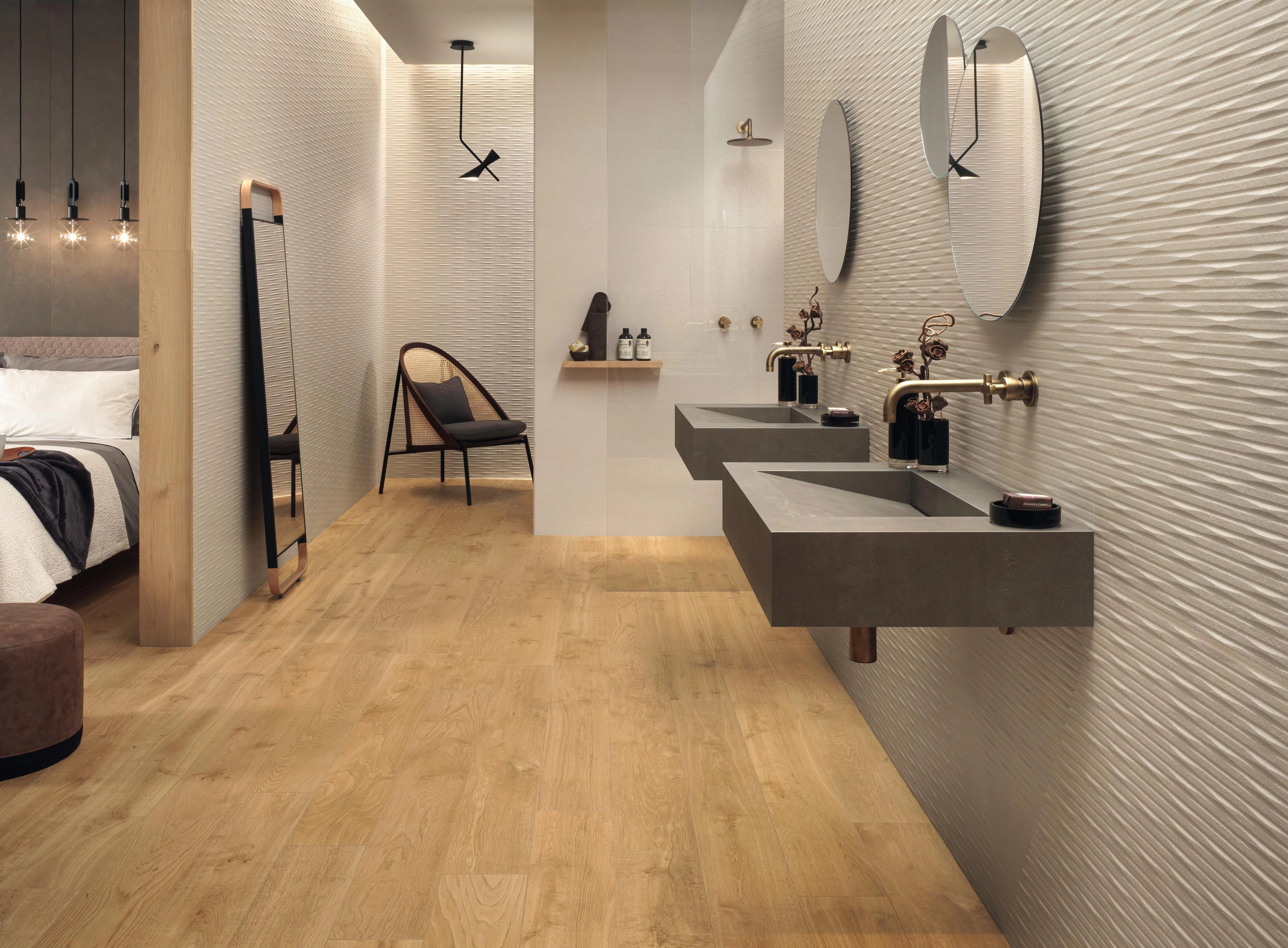 3D bathroom wall tiles - 3D Wall Carve