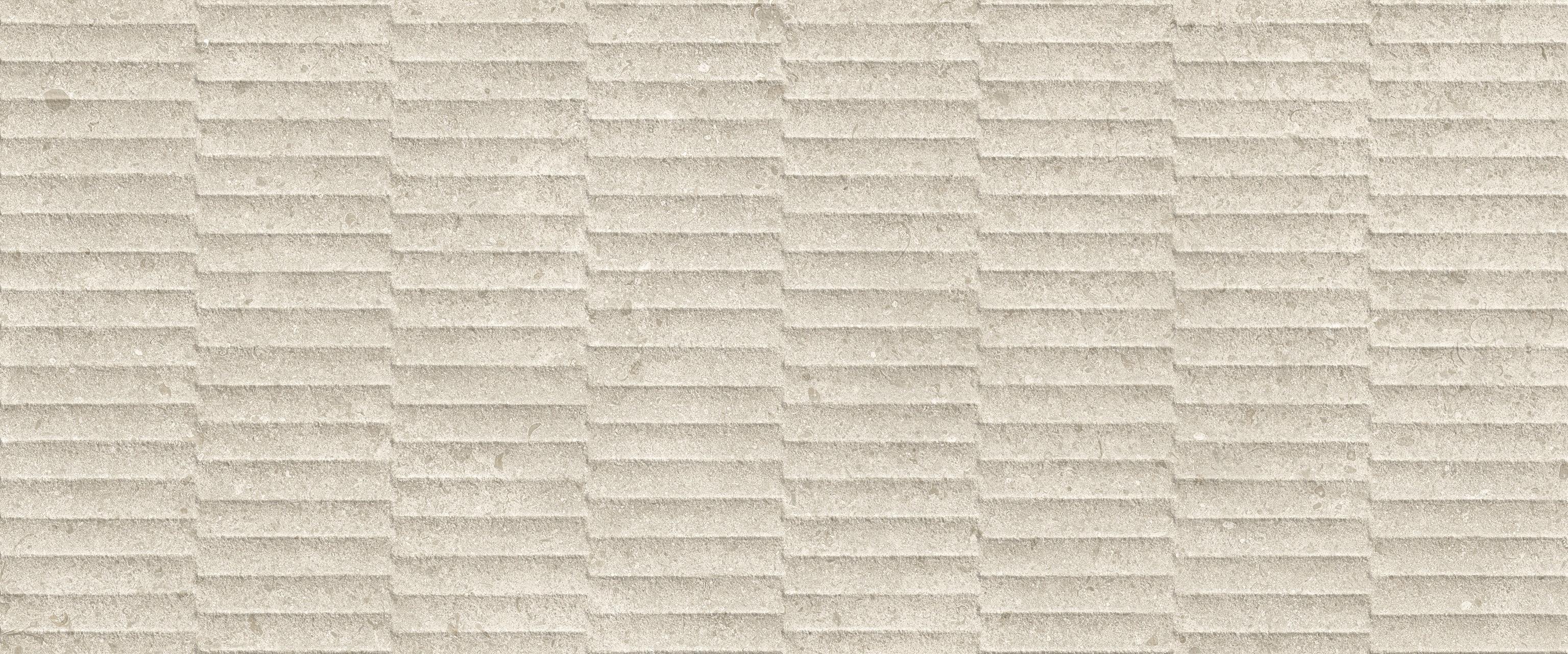 Nyra Utopia 3D Groove Popcorn 50x120 Matte, Beige, 50x120