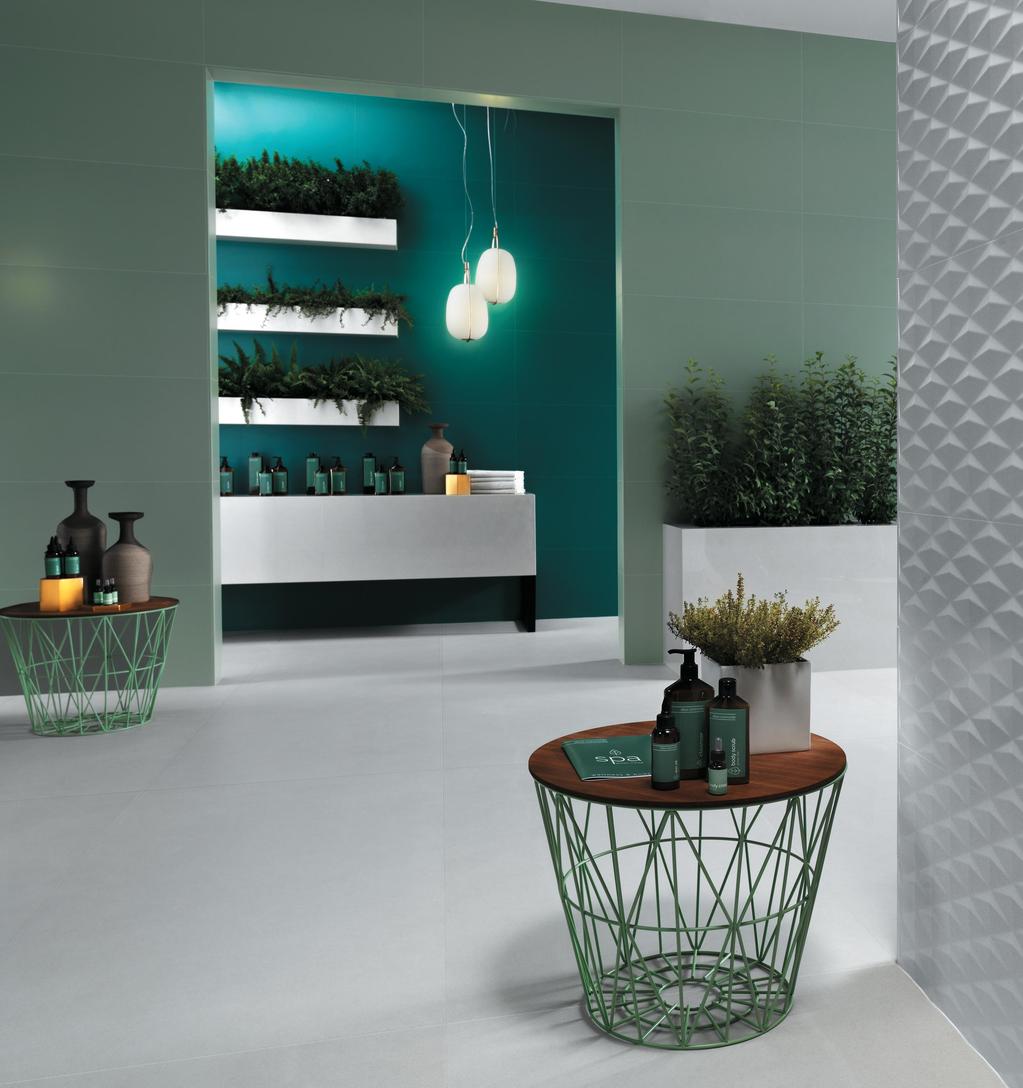3D Stars Light Clay 40x80, Sage 40x80, Gemstone 40x80, White Matte 75x150