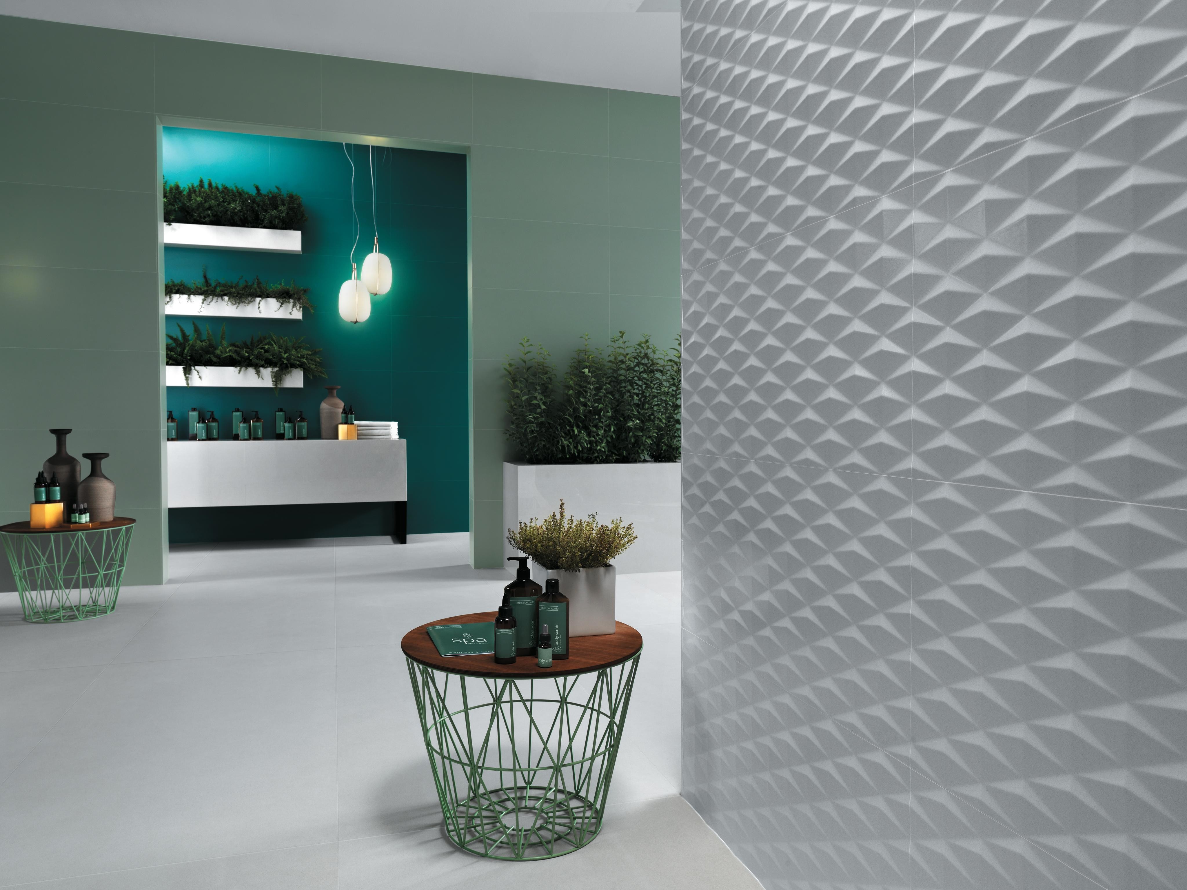 3D Stars Light Clay 40x80, Sage 40x80, Gemstone 40x80, White Matte 75x150
