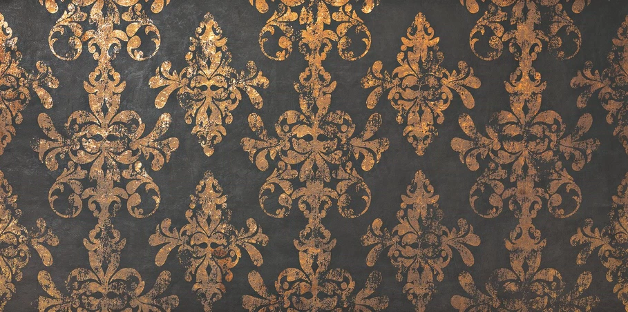 AtlasConcorde Ewall Moka GoldDamask 40X80 8EDK
