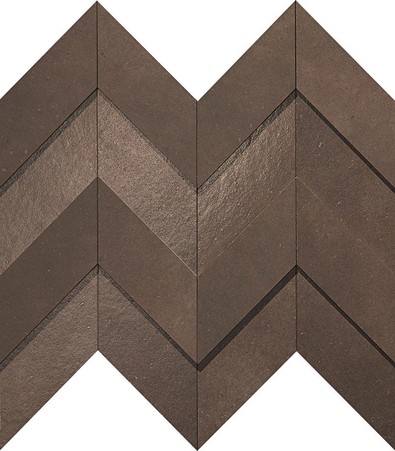 AtlasConcorde Dwell BrownLeather Chevron3D 30,8x35,1 A1DO R