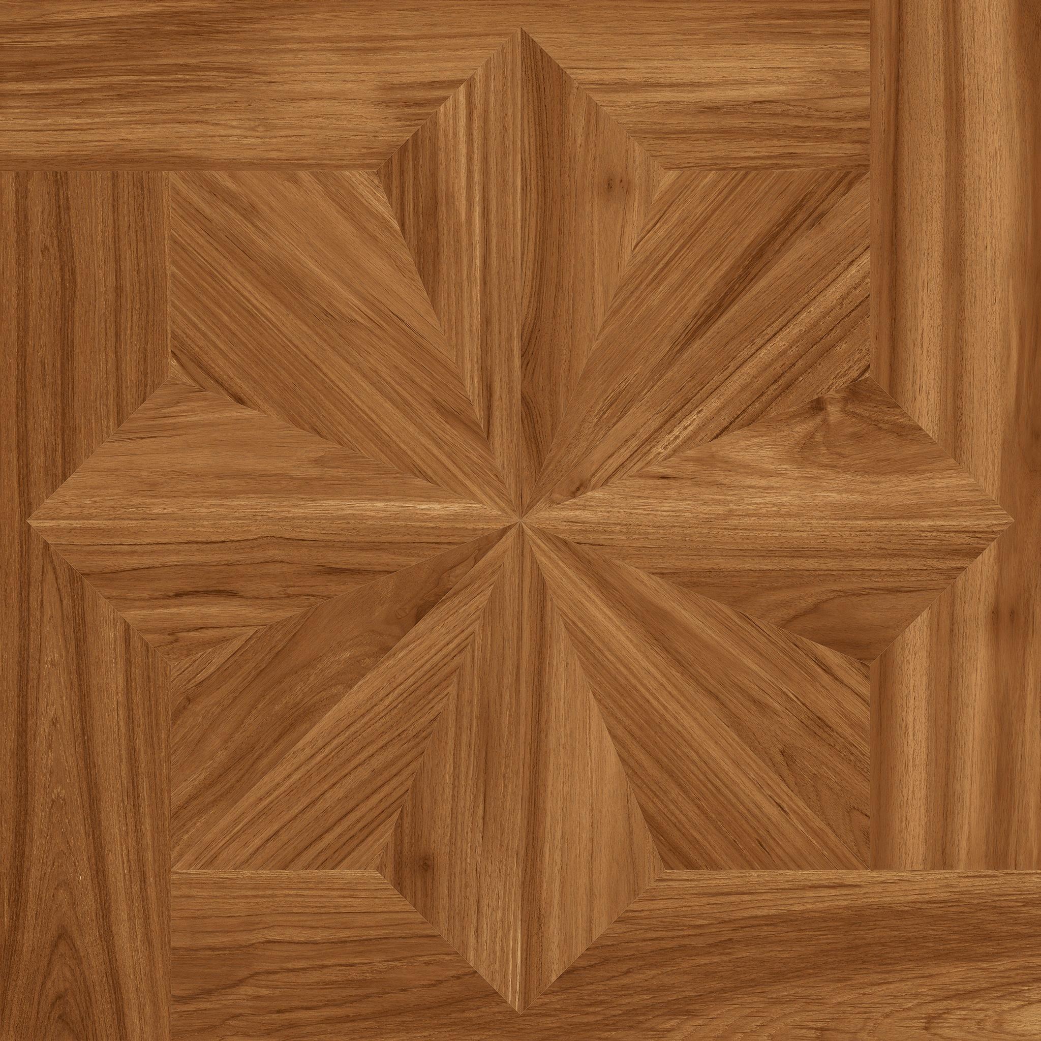 LOG ANTHOLOGY Classic Frame Teak 120x120, Marrón, 120x120