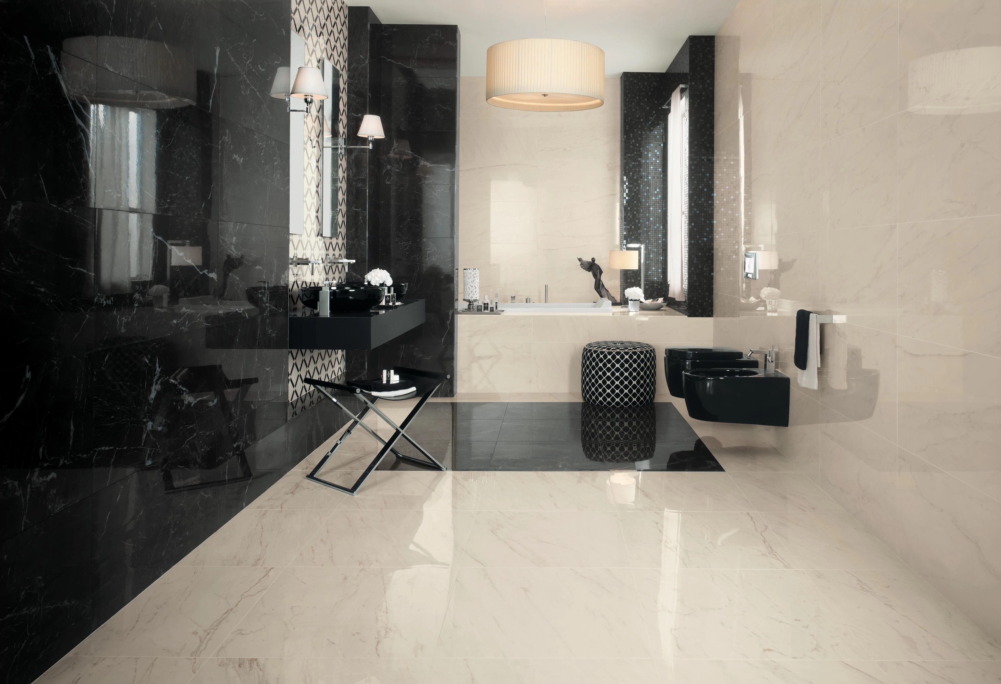 Marble tile bathroom - Marvel Pro