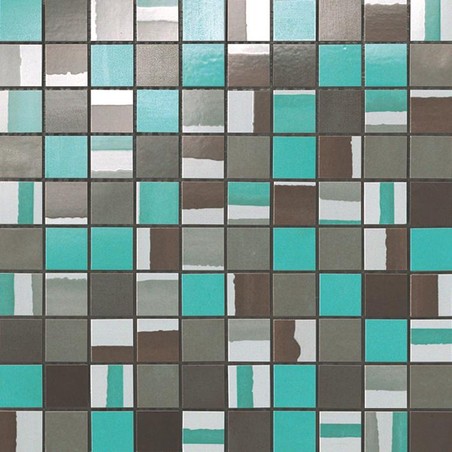AtlasConcorde Dwell Turquoise MosaicoMix 30,5x30,5 9DMT R