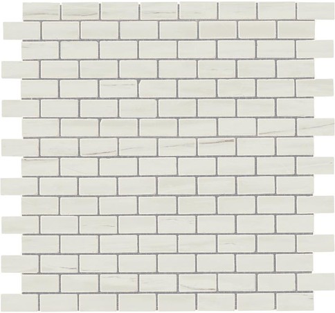 AtlasConcorde MarvelStone BiancoDolomite MosaicoBurattato 29.8x29.8 AS4N