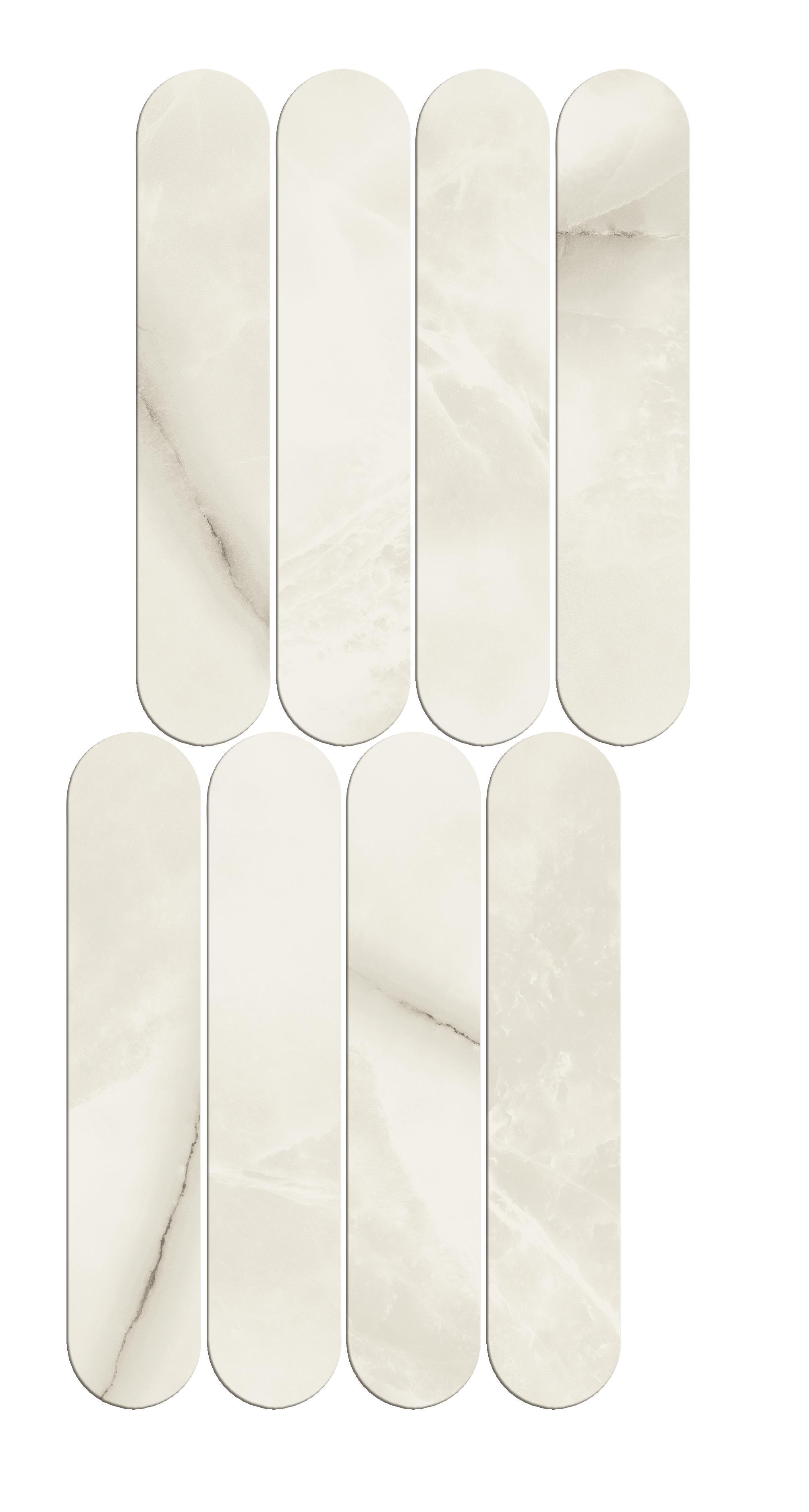 Symphonyx Crystal Mosaic Ellipse Lap, Белый, 56x23,5