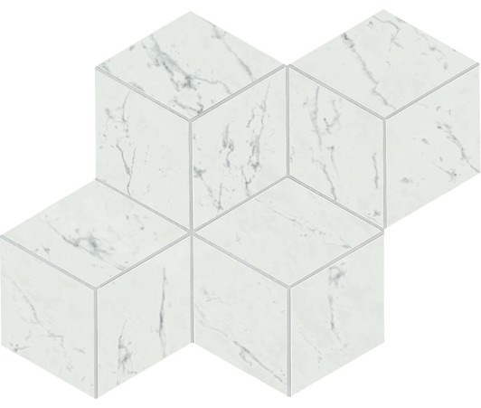 AtlasConcorde MarvelStone CarraraPure MosaicoEsagono 30x35 AS2J