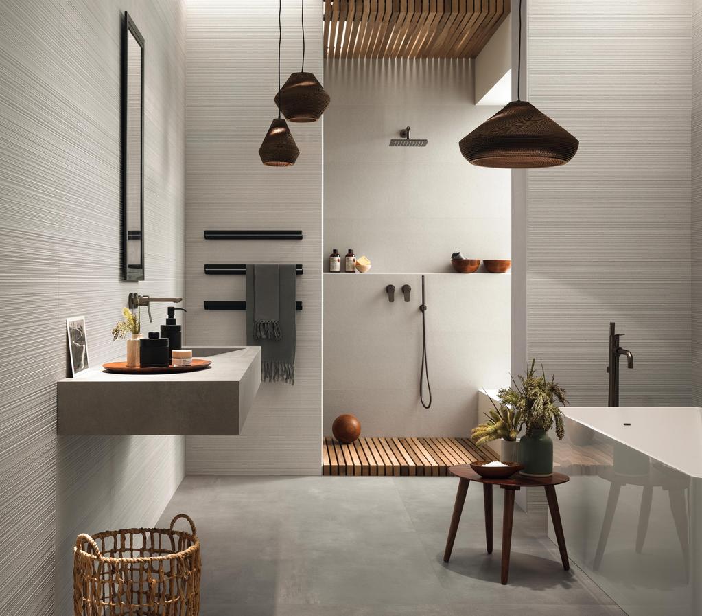Rivestimento 3D Bagno Effetto 3D Bianco
