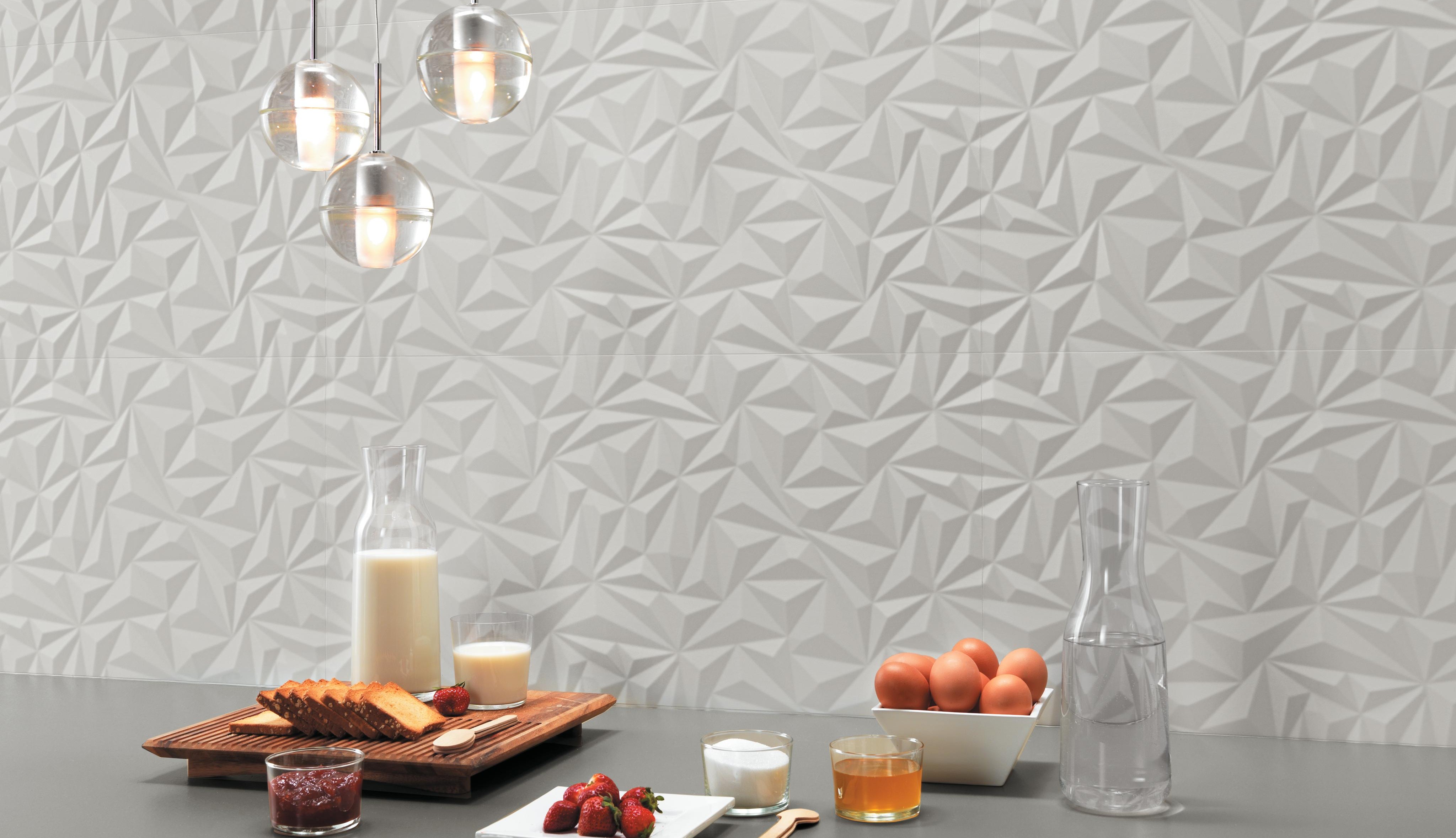 3D Angle White Matt