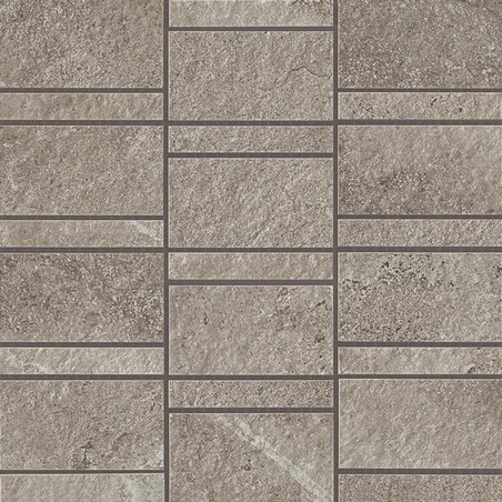 AtlasConcordeUSA Ridge Greige RowMosaic 30x30 600110000222