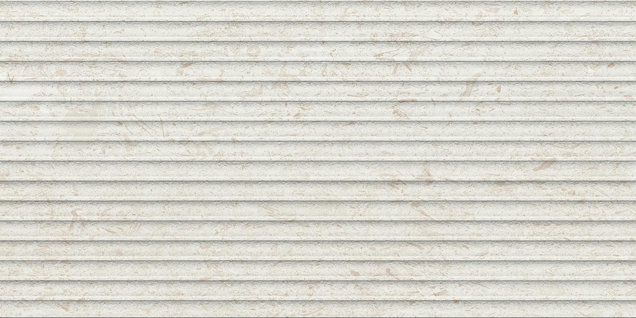Nyra Utopia 3D Saddle Reef 40x80 Matte, White, 40x80