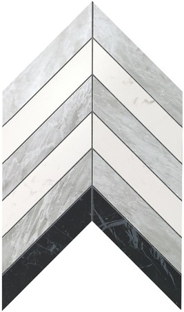 AtlasConcorde MarvelStone Mix Chevron 30.5x25 9SCM R