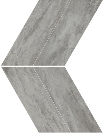 AtlasConcorde MarvelStone BardiglioGrey Chevron 22.5x22.9 AS1U