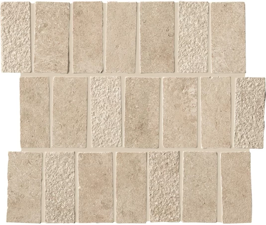 AtlasConcorde Lims Beige Mosaico Spritz Tumbled 30,4x33,5 A3NF