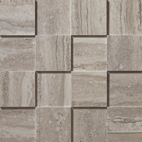 AtlasConcorde MarvelPro TravertinoSilver Mosaico3D ADP9