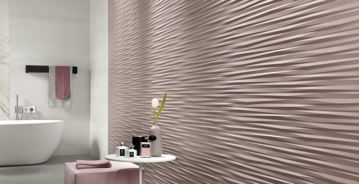 Three Dimensional Ceramic Wall Tiles With Metallic Hints Atlas Three Dimensional Ceramic Wall Tiles