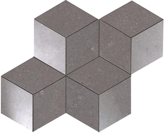 AtlasConcorde Kone Grey MosaicoEsagono 30X35 AUN5 R