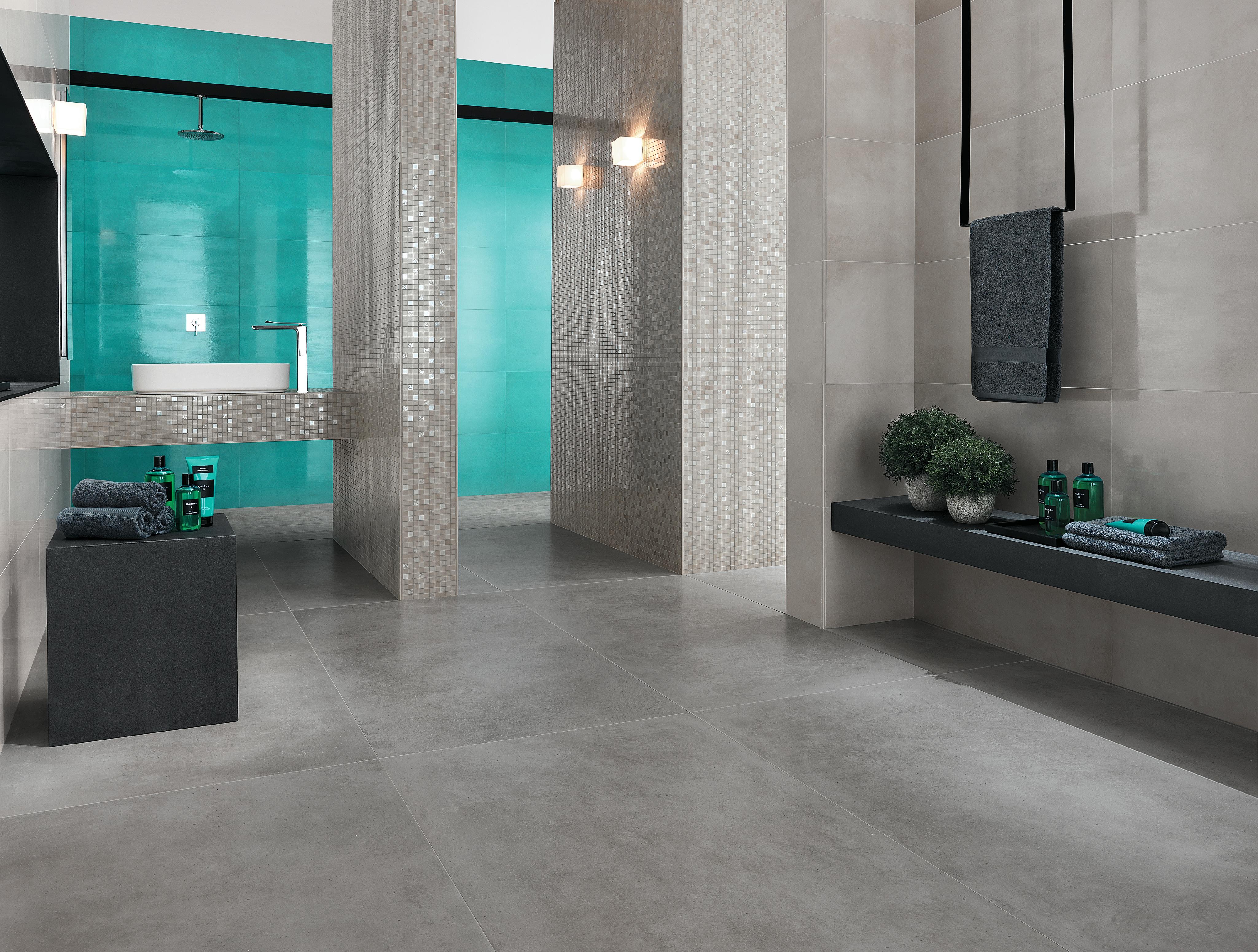 AtlasConcorde Dwell 006 05 Turquoise-Silver MosaicoQ