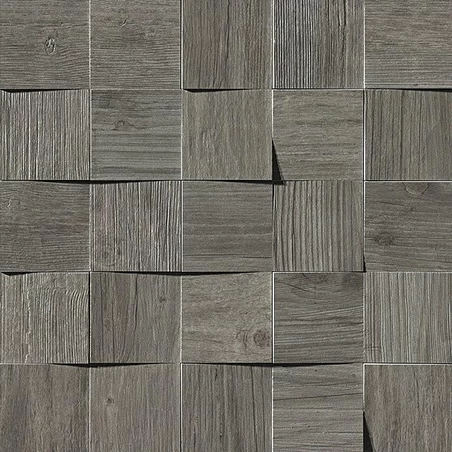 AtlasConcorde Axi GreyTimber Mosaico3D 35x35 AMV4