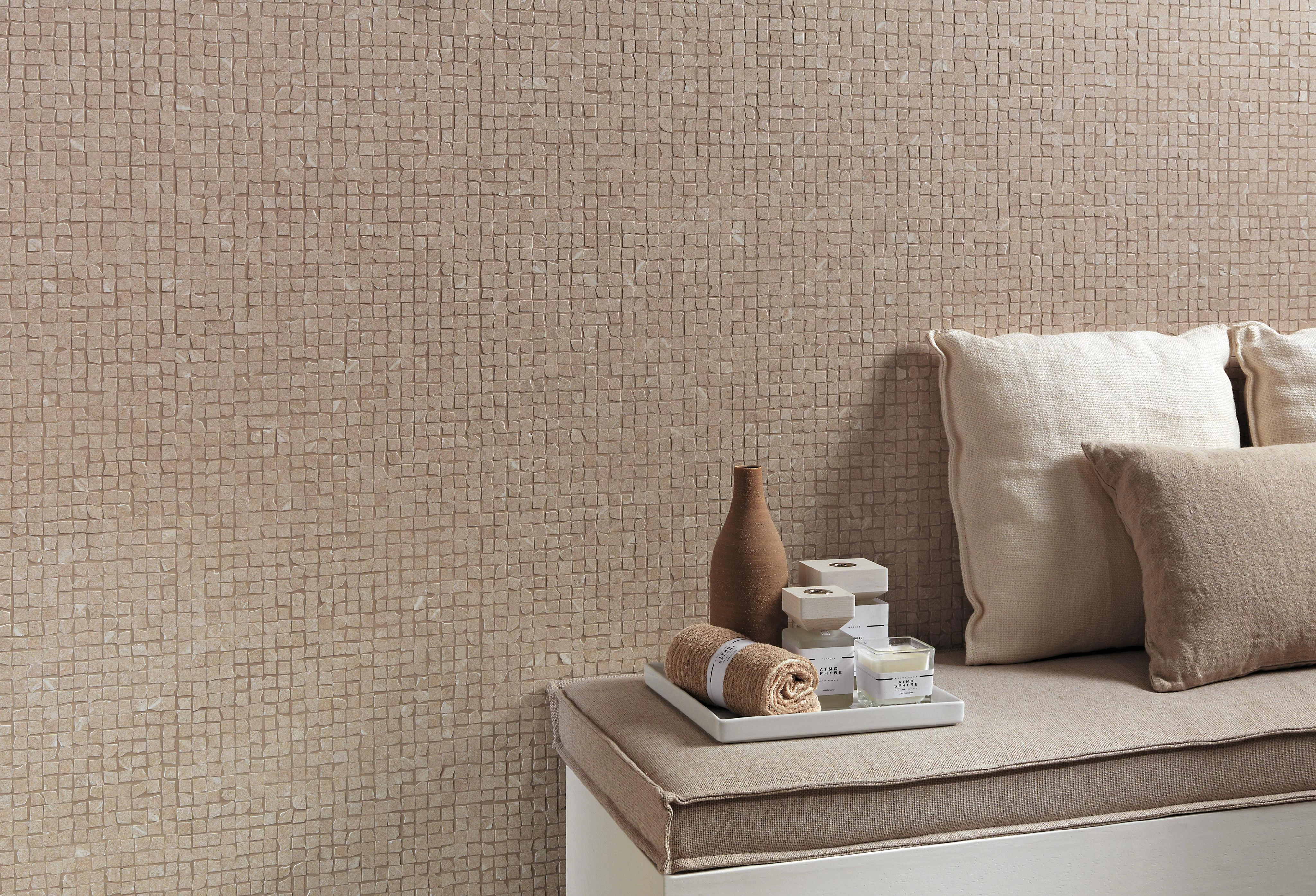 Marvel Desert Beige Tumbled Mosaic