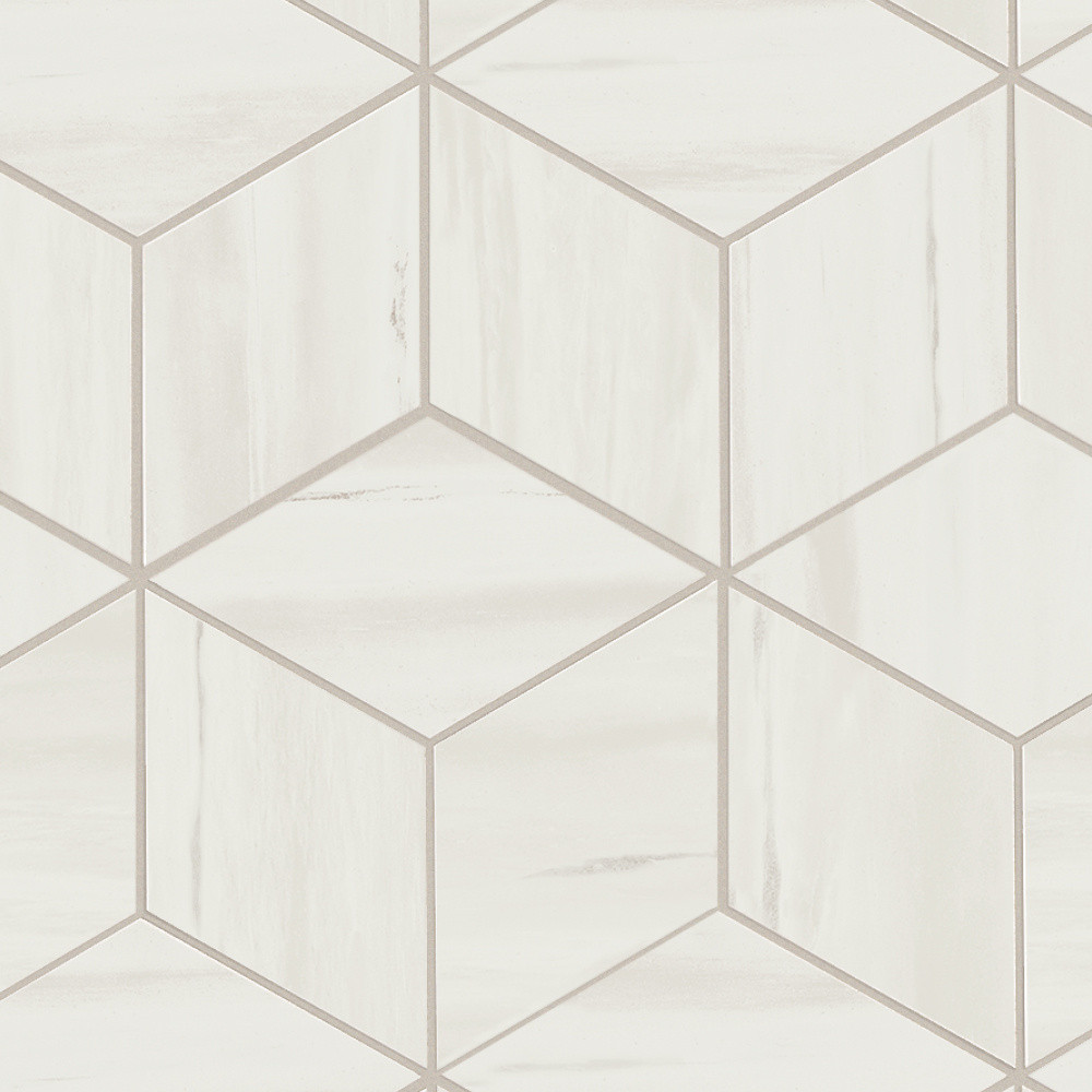 Marvel Bianco Dolomite Mosaico Esag. Lapp.