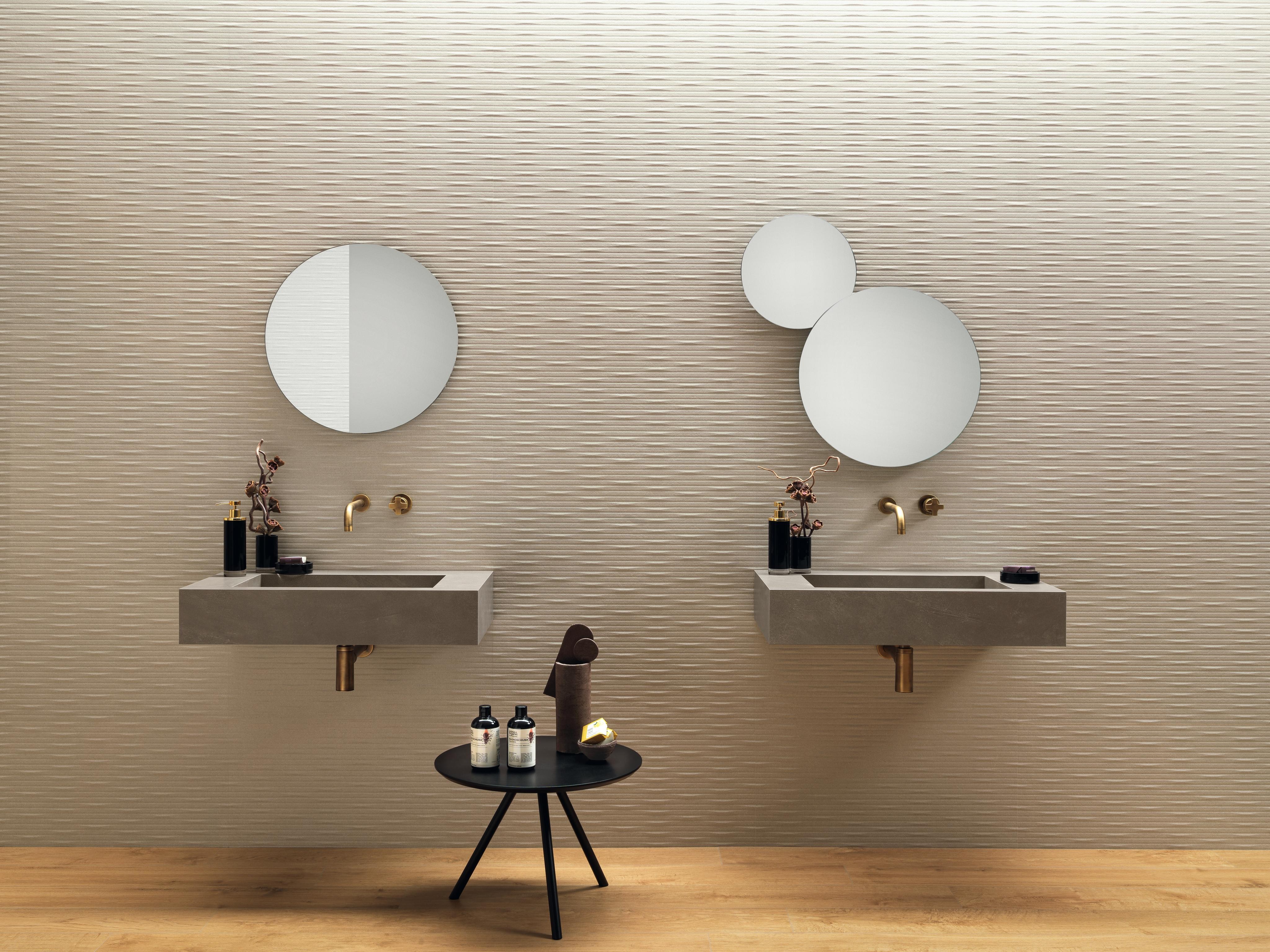 Rivestimento 3D Bagno Effetto 3D Beige