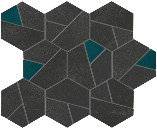 AtlasConcorde Boost Tarmac MosaicoHexJade 25x28,5 AN7A