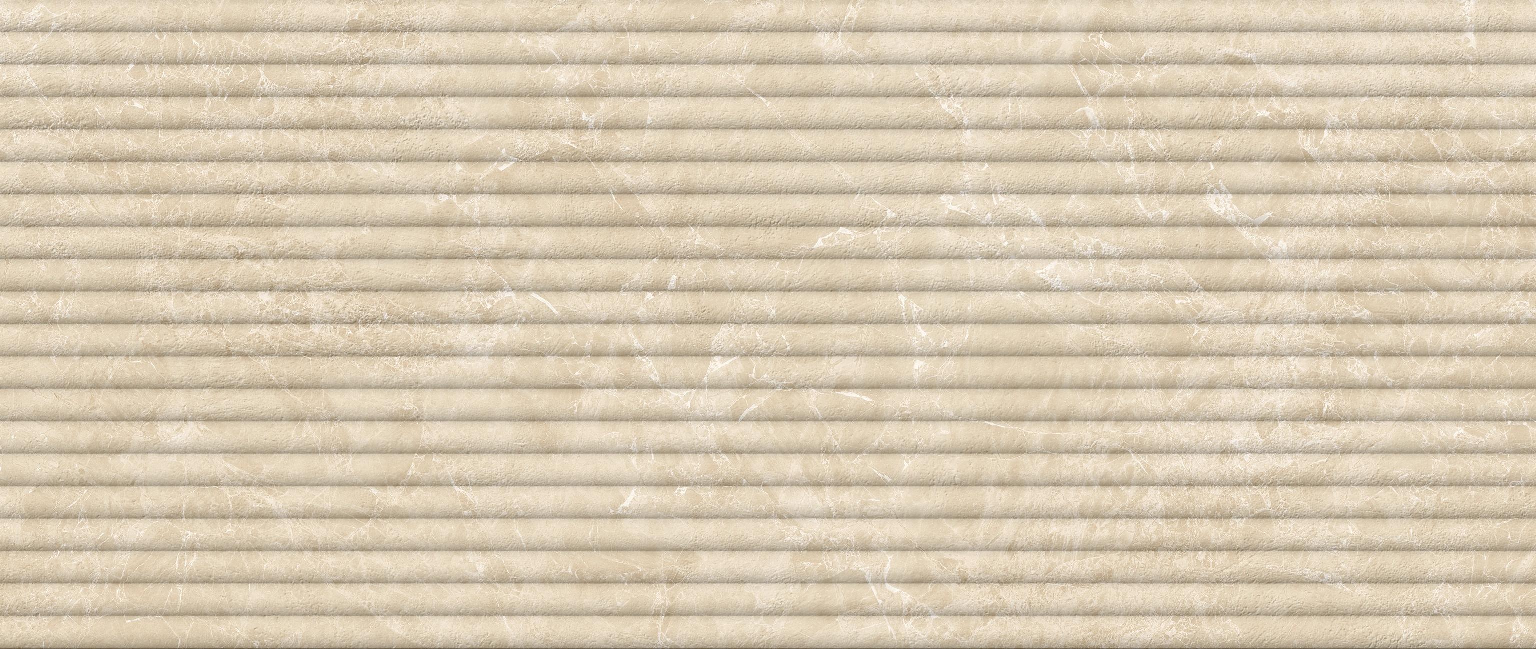 Marvel Next 3D Flute Breccia Cream 50x120 Matte, Beige, 50x120