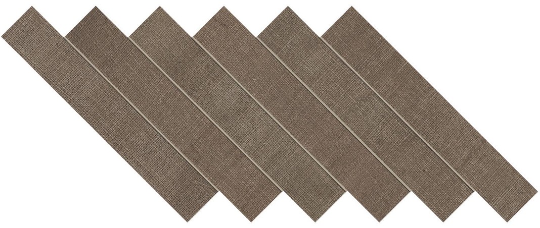 AtlasConcordeUSA Jute BrownCoffee HerringboneMosaicB 30x30 600110000811