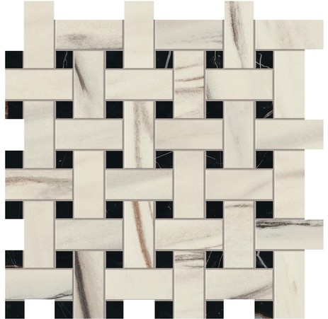 AtlasConcorde MarvelDream BiancoFantastico BasketWeave 30.5x30.5 AOVJ