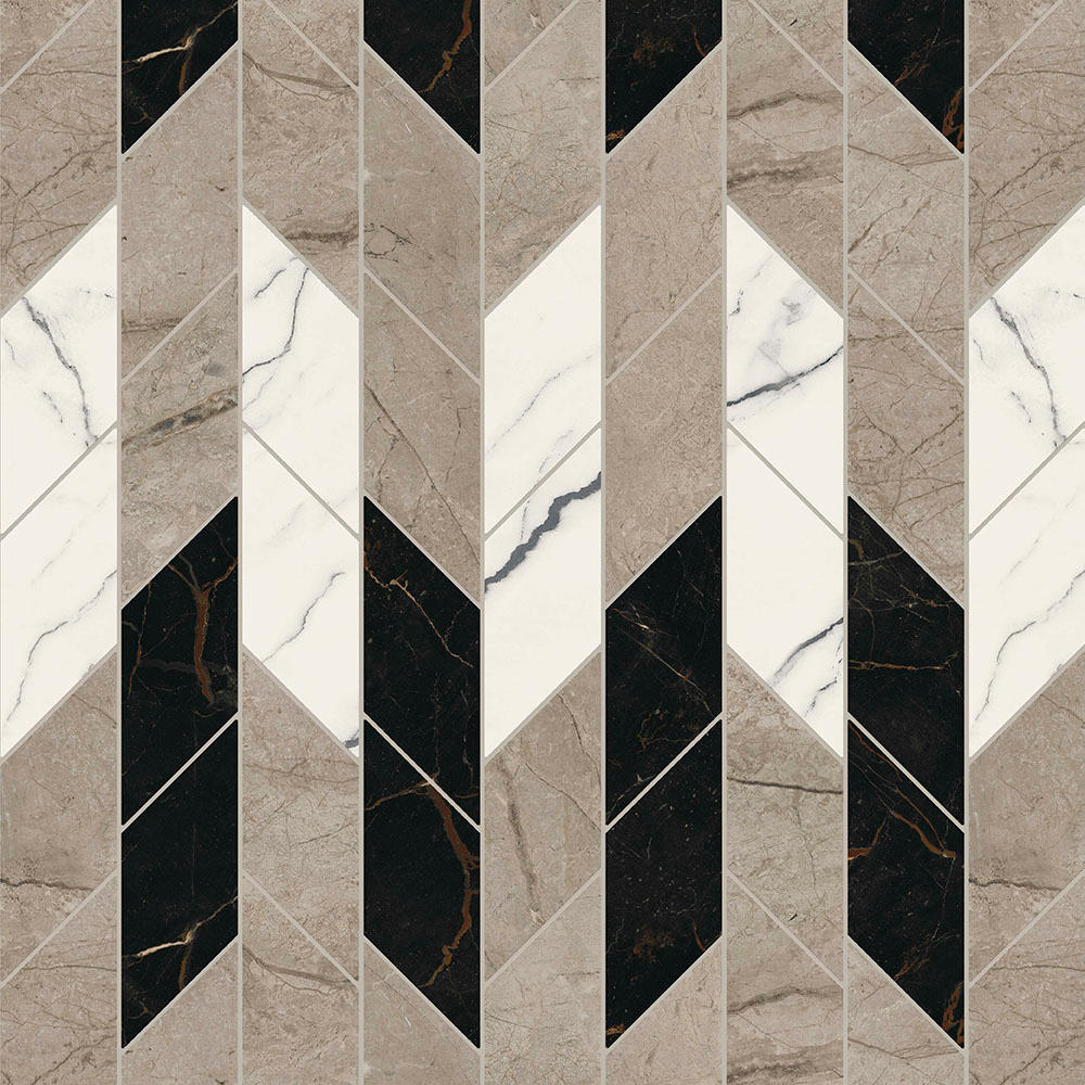 Forte dei Marmi Waterfall Mosaic Lap, Mix, 30,8x28,4