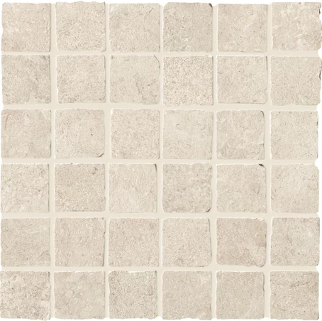 AtlasConcorde Lims Ivory MosaicoTumbled 30x30 A3HK