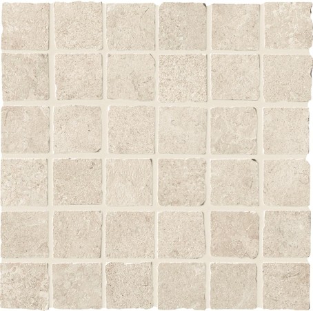 AtlasConcorde Lims Ivory MosaicoTumbled 30x30 A3HK