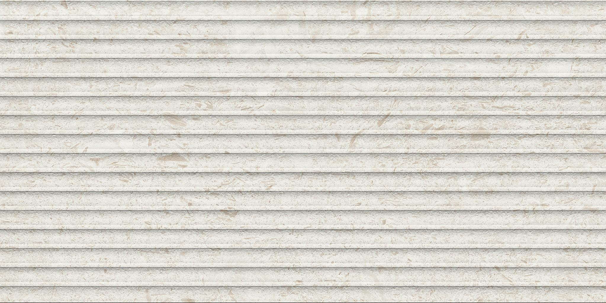 Nyra Utopia 3D Saddle Reef 40x80 Matte, White, 40x80