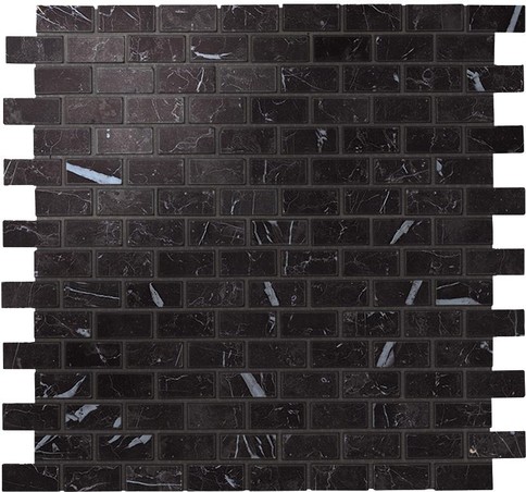AtlasConcorde MarvelStone NeroMarquina MosaicoBurattato 29.8x29.8 AS35 R