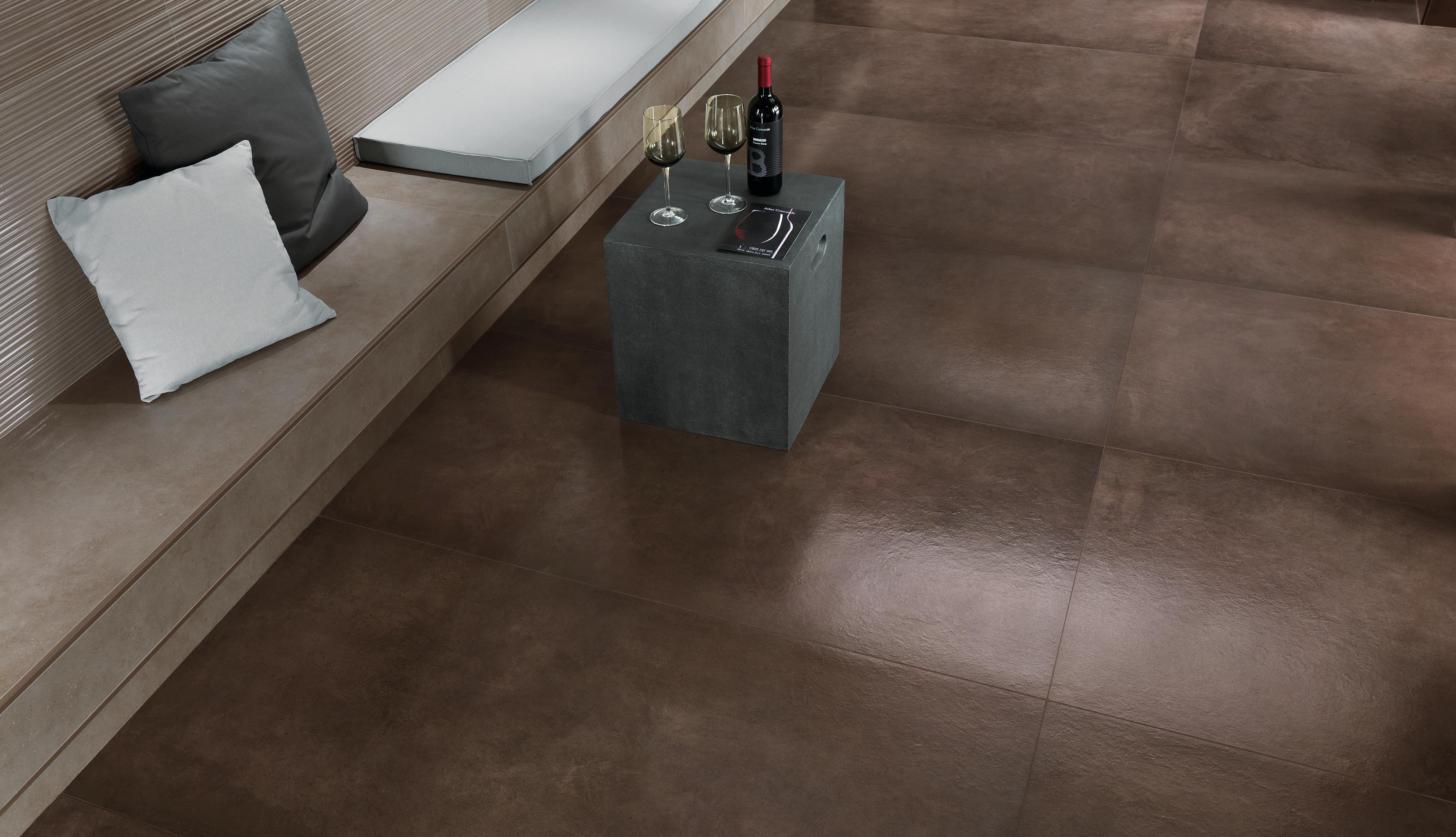 Dwell 3D Line Greige, Dwell Brown Leather Honed, Dwell Greige Honed, Dwell Brown Leather Brick Lappato